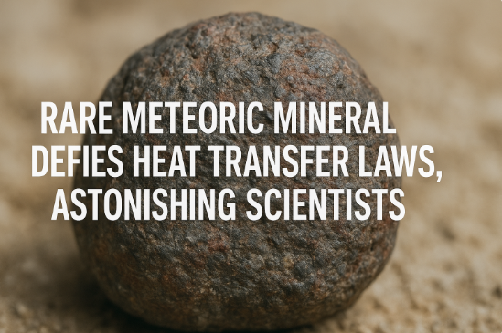 Rare Meteoric Mineral Defies Heat Transfer Laws, Astonishing Scientists